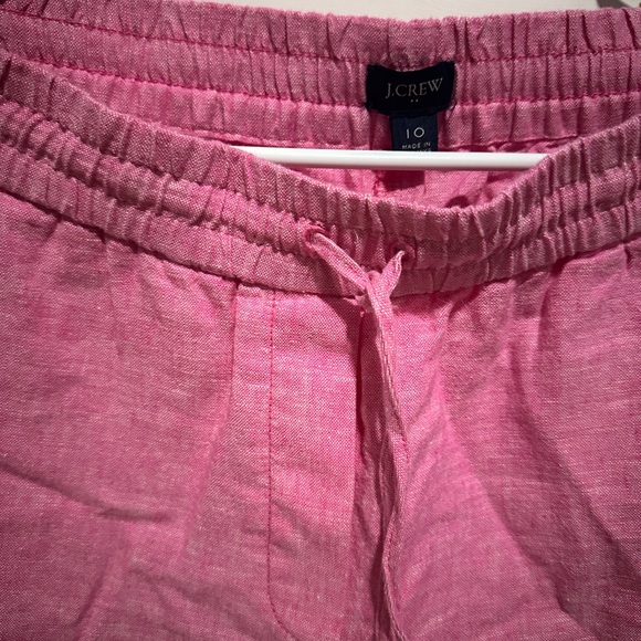 Woman’s J. Crew Linen Jogger Pants - Picture 2 of 2